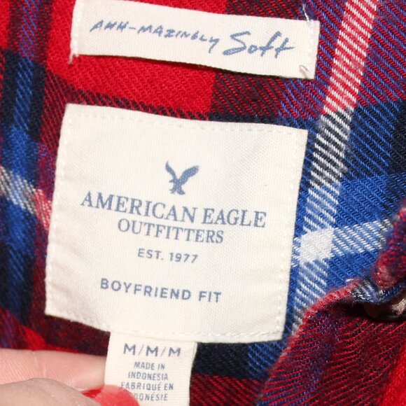 American Eagle Boyfriend Fit Flannel - Picture 4 of 9